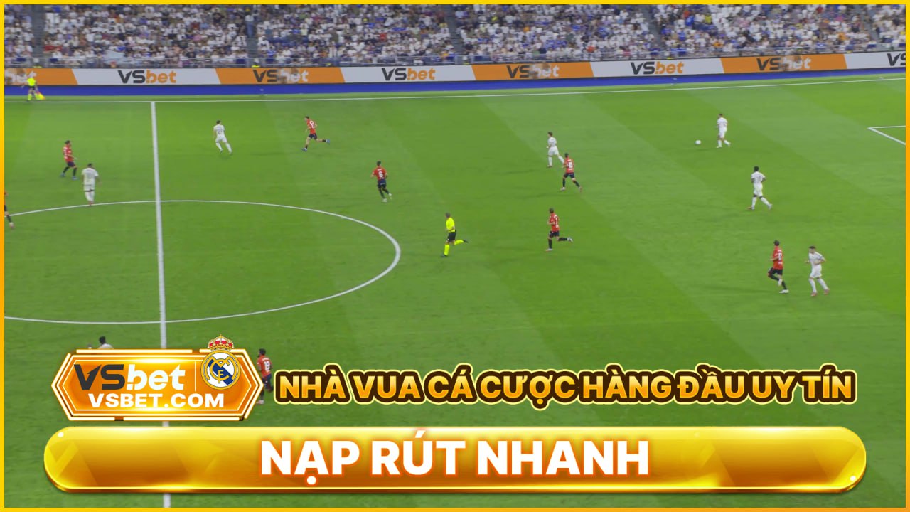 VSBET là nhà cái uy tín, đơn vị tài trợ chính thức cho CLB Real Madrid mùa giải 2025/2026